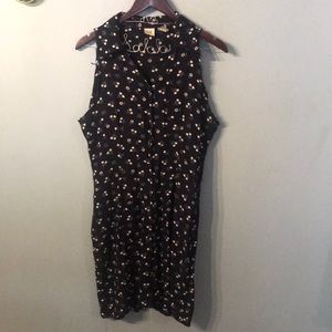 Floral button down dress